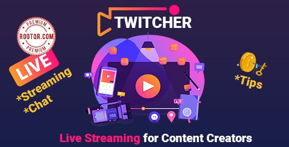 PHP Twitcher: Live Video Streaming SaaS Platform for Content Creators